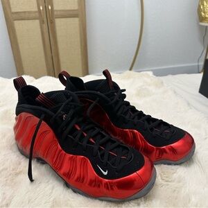 Red and Black Athletic Sneakers